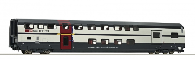 Double Decker car with Service Compartment 1st class<br /><a href='images/pictures/Roco/Roco-64853.jpg' target='_blank'>Full size image</a>